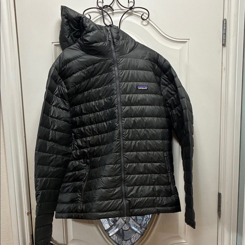 Patagonia men’s down hooded jacket